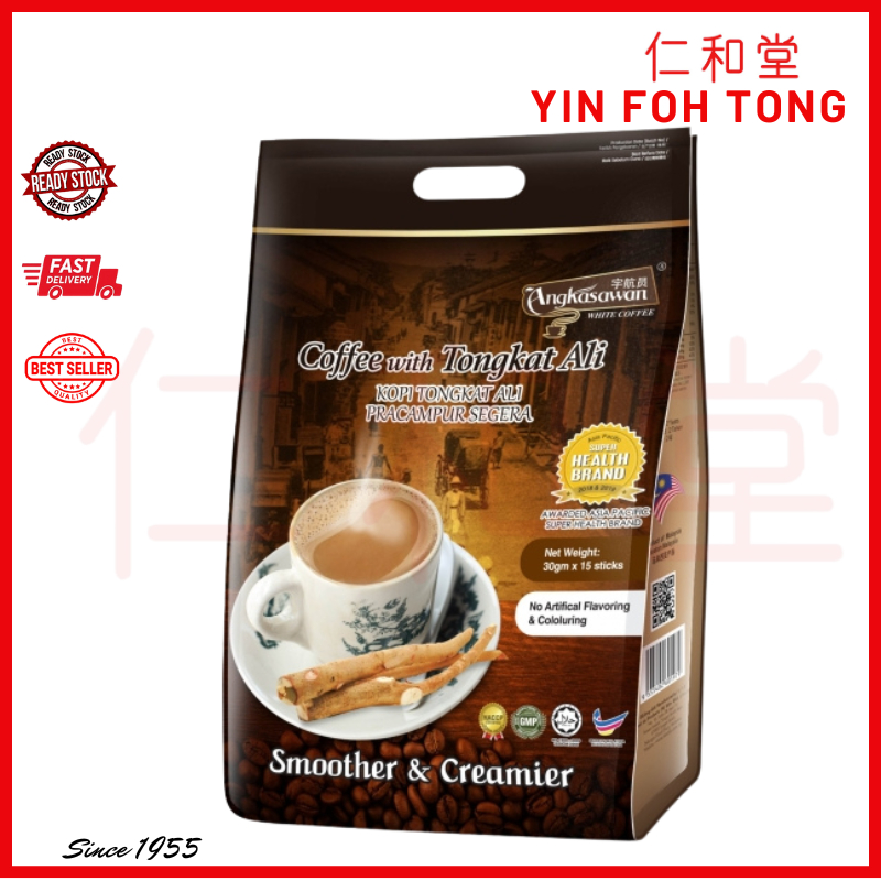 ANGKASAWAN Ipoh Tongkat Ali White Coffee 15'S X 30G