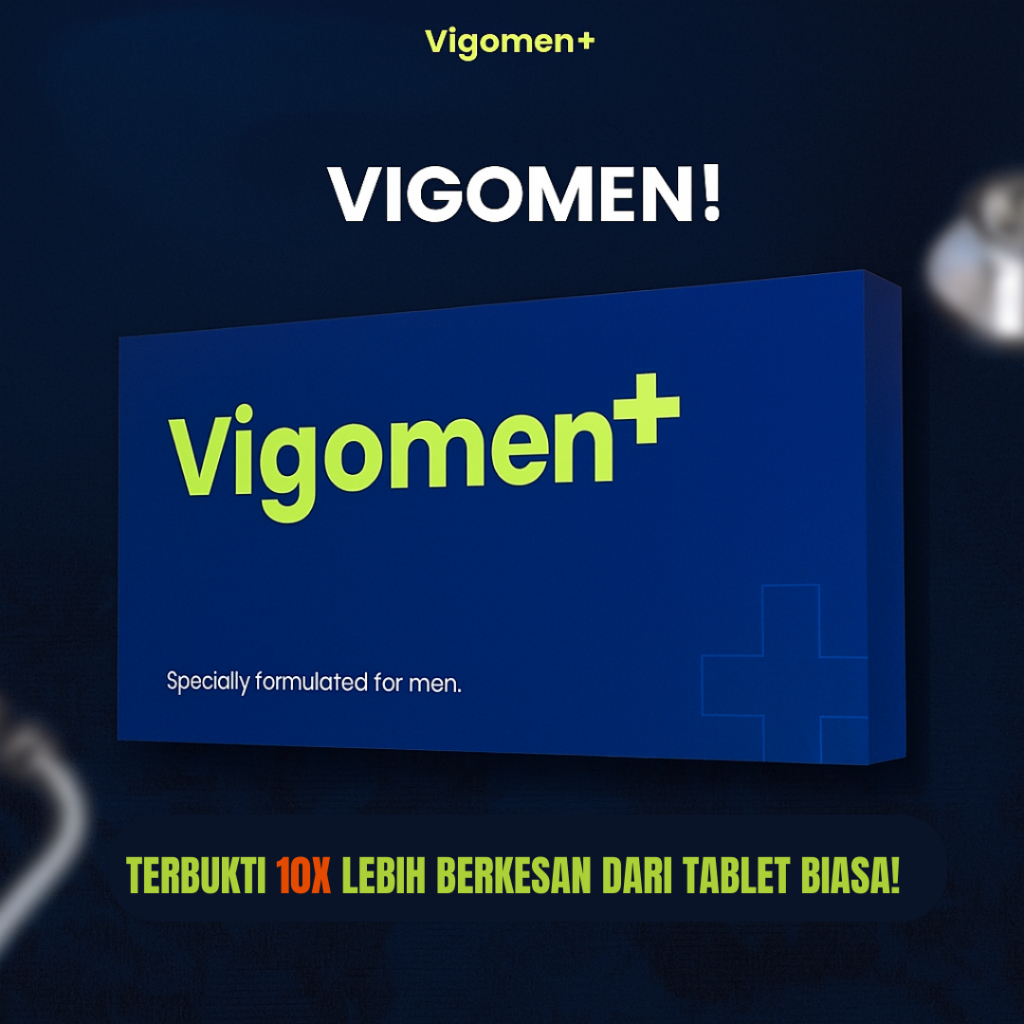 VigoMen+ Premium Herba Tradisi | 10× Penyerapan Cepat | Tongkat Ali • Ginseng • Maca Root