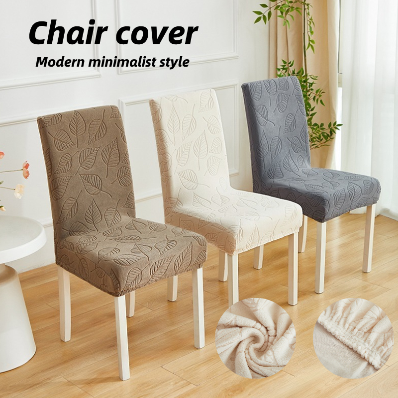 Stretch Thick Elastic Chair Cover Jacquard Spandex Soft Seat Cover Sarung Kerusi Waterproof