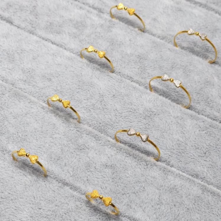 CINCIN RIBBON PADU Emas 916 Original Cincin Emas Cincin Padu Cincin Bajet Emas 916 Bajet Emas 916 Murah