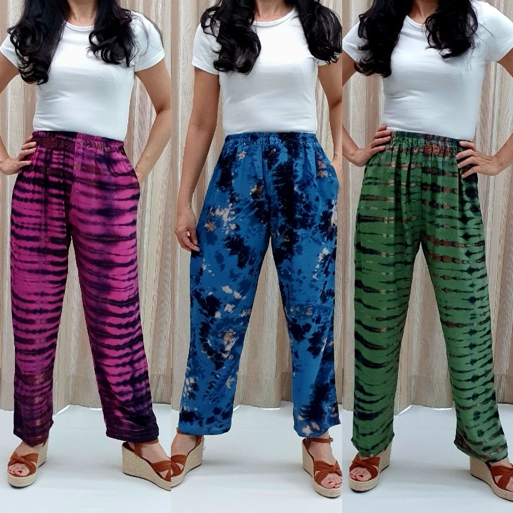 Women Long Pant Tie DYe/Seluar Panjang Tie Dye *WHOLESALE AVAILABLE*