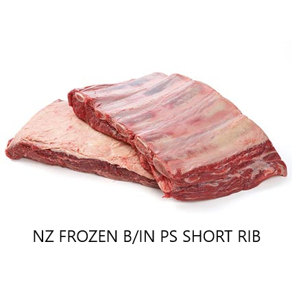 ( FOR KL & PJ AREA ONLY ) NZ FROZEN B/IN BEEF PS SHORT RIB (WHOLE BLOCK)