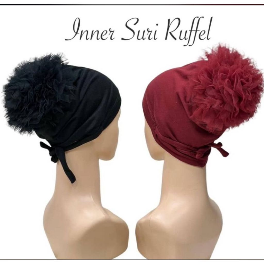 INSTANT VOLUME INNER Raudah Inner Lace Turki Scarf Anak Tudung Sanggul Bertali Scarf Volumnizer Rambut Lace Iner Cep