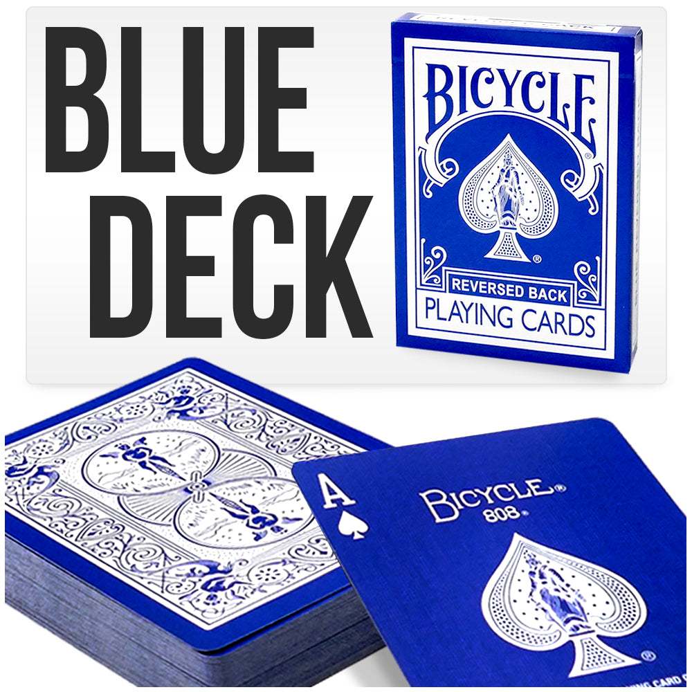 Bicycle Reversed Back Deck - Blue Ice (2nd Generation) by Magic Makers