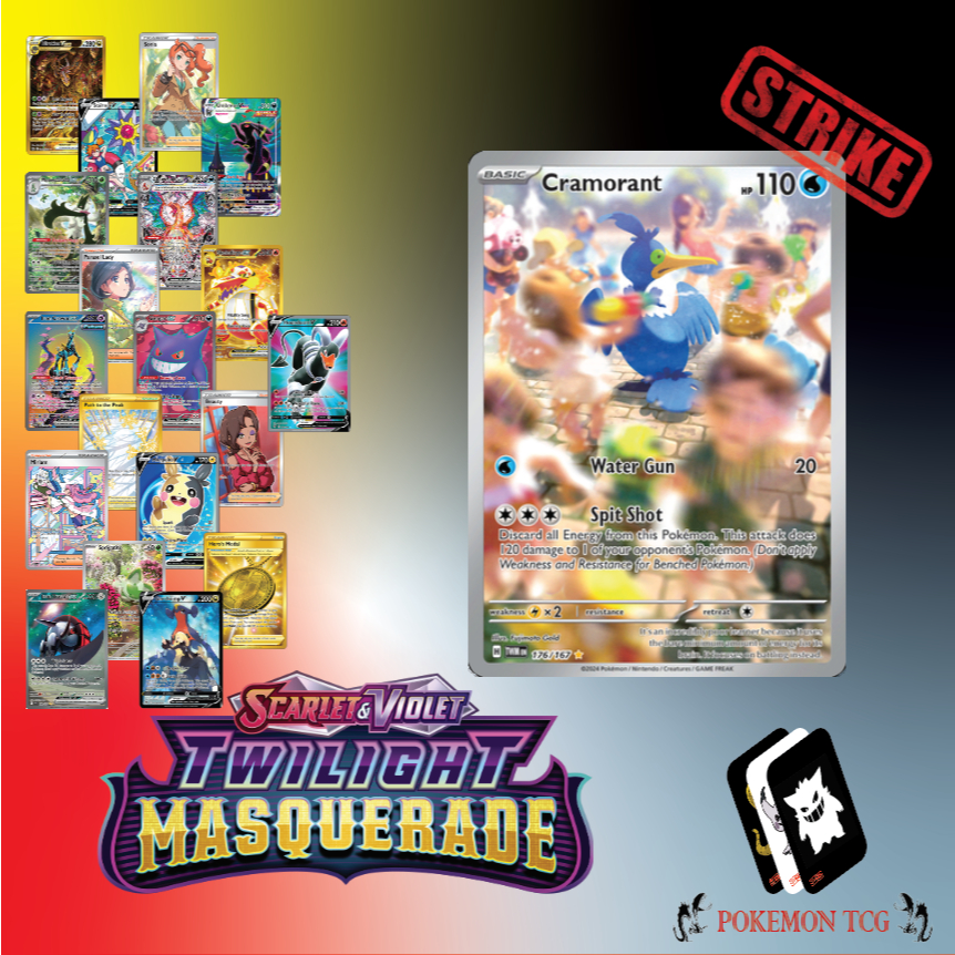 Cramorant 176/167 Twilight Masquerade SV06 PTCG
