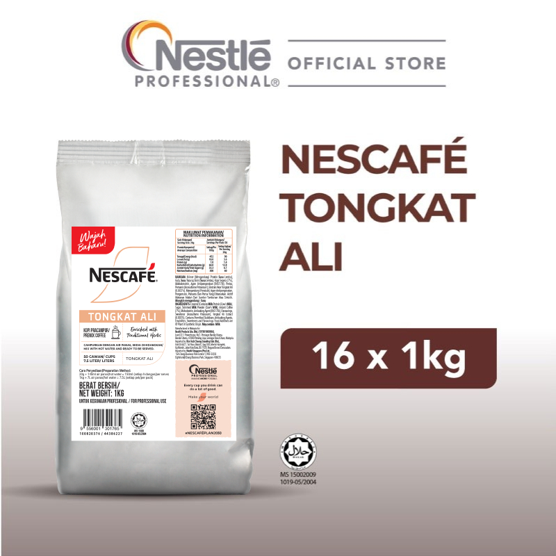 NESCAFE Tongkat Ali Kopi Segera - 1kg x 16 (1 carton)