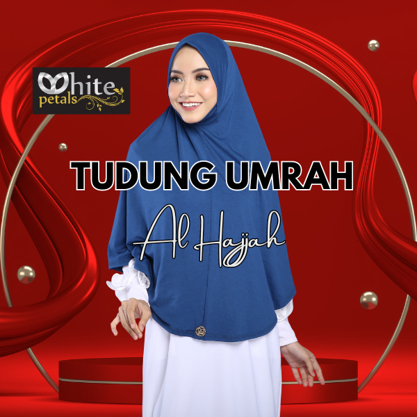 NOW SALE RM59 ONLY, 25% OFF ~ Tudung Umrah & Haji, Berdagu, Labuh, Patuh Syariah