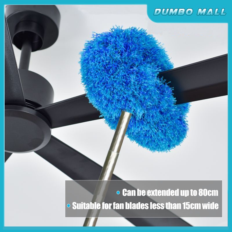 Small Duster Cleaning Tool Ceiling Extendable Brush Microfiber Fan Cleaner Penyapu Sawang Boleh Laras Panjang