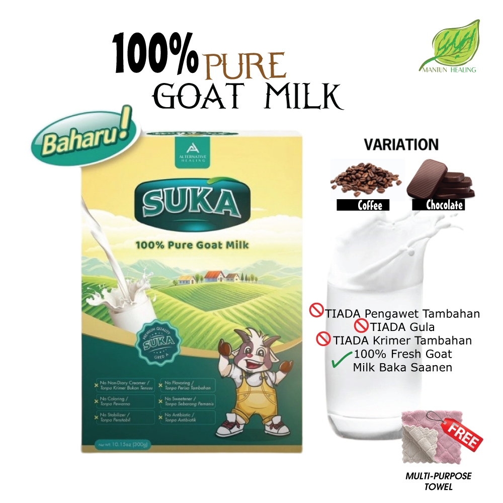 Susu Kambing SUKA Asli 100% Susu Kambing Ibu Mengandung Susu Bayi Susu Kambing Asli Tanpa Gula
