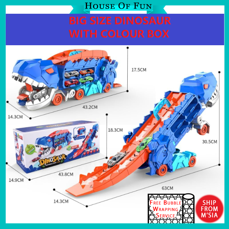 Dinosaur Eating Cars Educational Toy Novelty Dinosaur Swallowing Truck Girls Babies Preschool Kids Party