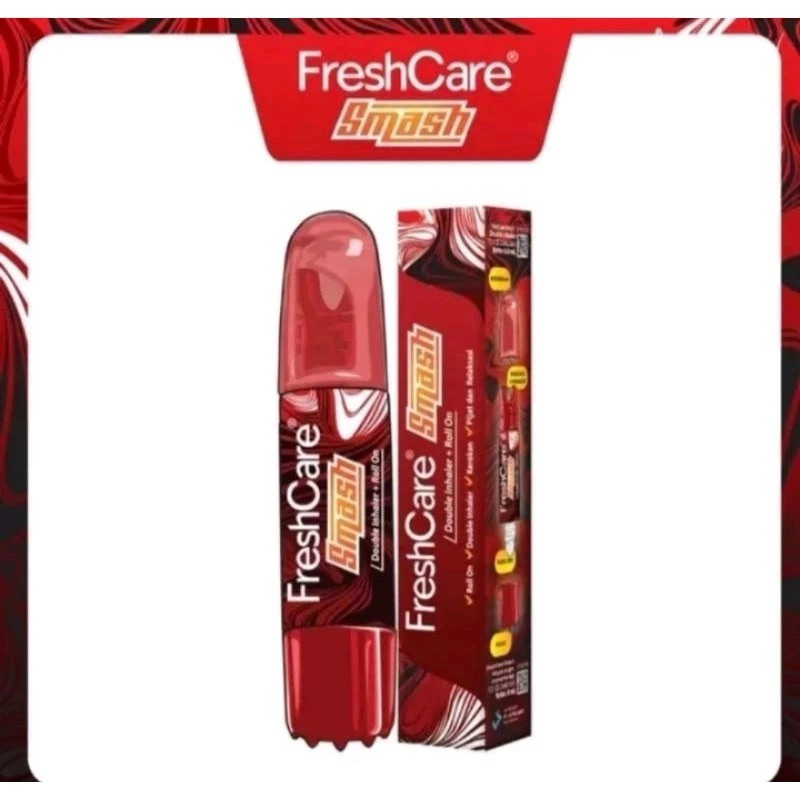 Freshcare Smash Double Inhaler+Roll On Aromatherapy Wind Oil