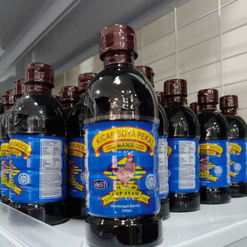 HW Kicap Soya Pekat Kicap Ayam Sabah 330g