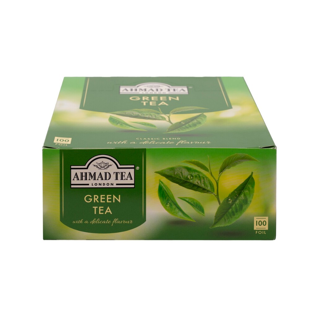 Ahmad Tea Green Tea (100 Teabags) Halal Certified