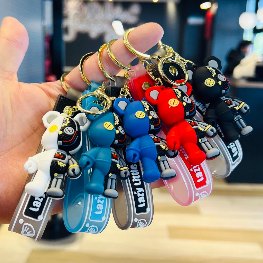 *READY STOCK*- High Quality BearBrick Keychain立体公仔暴力熊钥匙扣