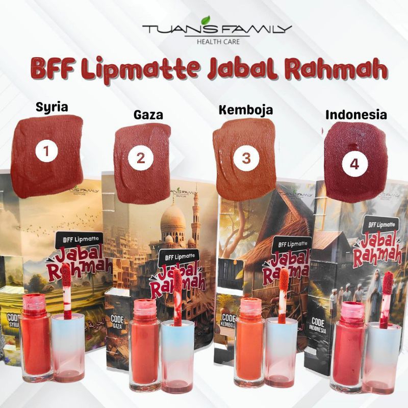 lipmatte bff jabal rahmah