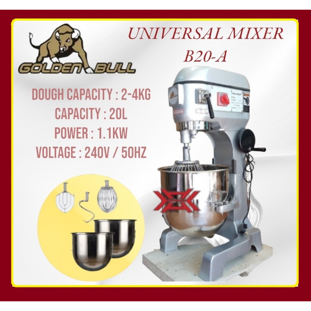 GOLDEN BULL UNIVERSAL MIXER B20A ( MESIN GAUL TEPUNG )