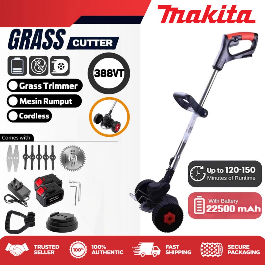 Makita Mesin Rumput Grass Cutter Grass Trimmer Machine Lawn Mower Mesin Potong Rumput Rumput Trimmer