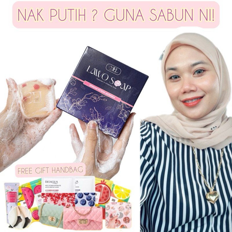 [ 👛FREE HANDBAG 🔥] SABUN PUTIH LAWO SABUN LAWO PUTIH