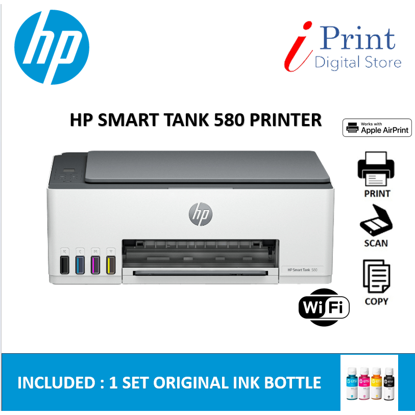 HP 580 / HP 520 PRINTER Smart Tank 520/580 All-in-One Printer LIKE G2010 HP 415 2776 2333