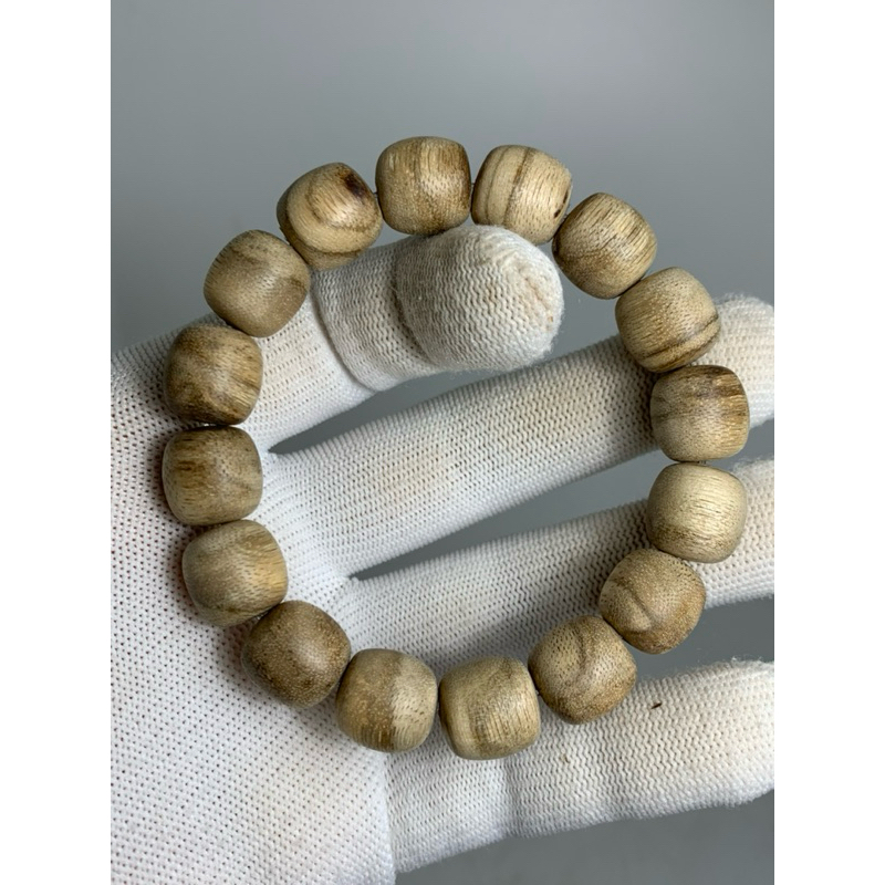 野生沉香鼓珠手串 Agarwood Bracelet 12mm