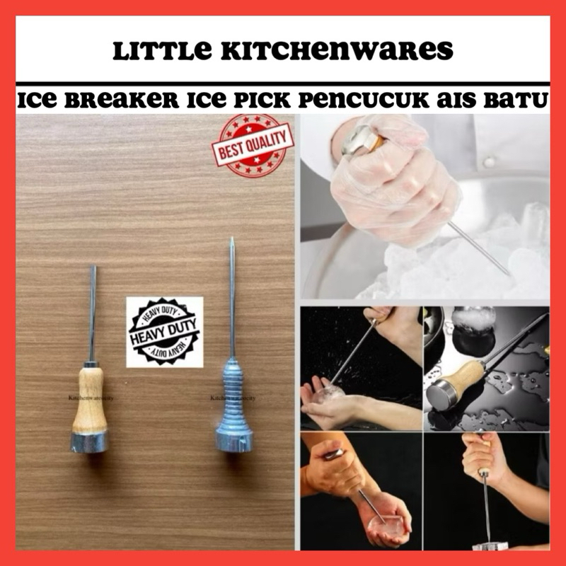 Ice Breaker / Ice Pick / Pencucuk Ais Batu / Pecah Ais Batu / Sturdy Ice Pick Pemetik Ais 冰插