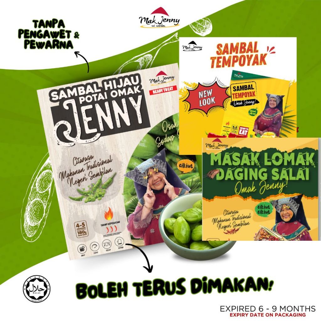 TERKINI !!! PROMO SAMBAL HIJAU PETAI POTAI MELIMPAH RUAH OMAK JENNY MAK JENNY TRADISI MINANG