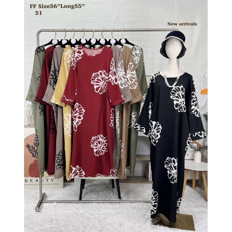 KAFTAN BERCORAK VIRAL KOD FF