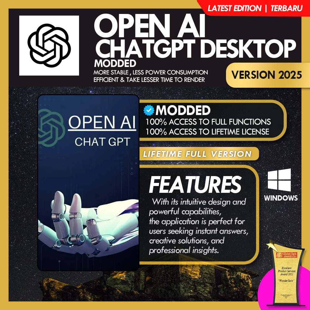 🔥100% WORKS🔥 OpenAI ChatGPT Desktop 2025 🔥Latest Version Software | Lifetime | Full Version