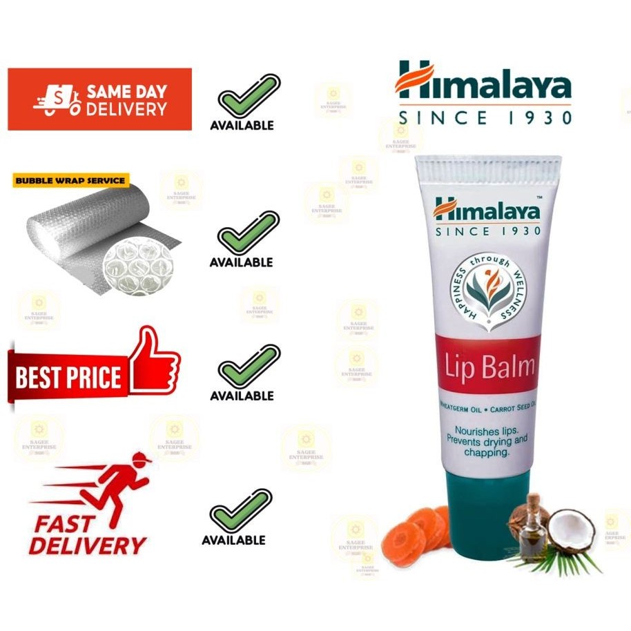 Himalaya Lip Balm 10g for Dry Chapped Lips