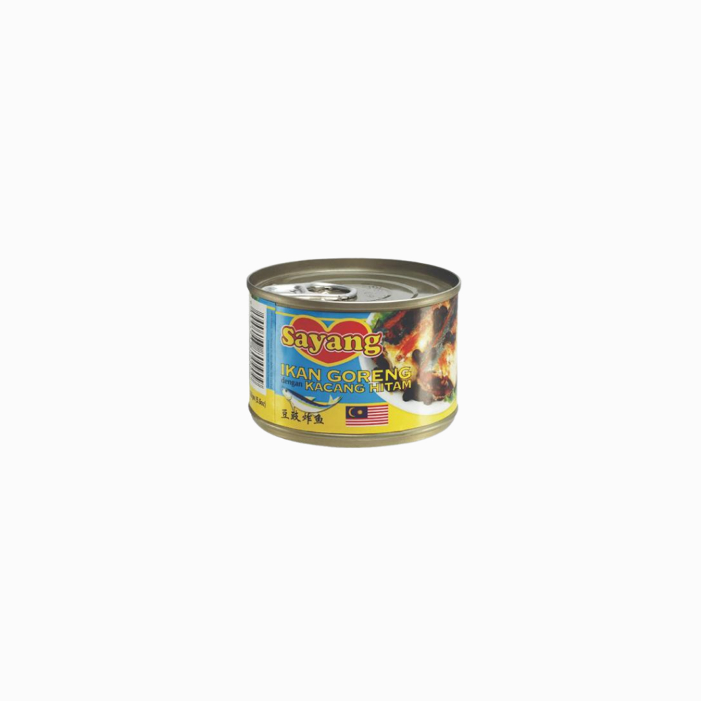 SAYANG FRIED FISH WITH BLACK BEANS (TAUSI) 160G