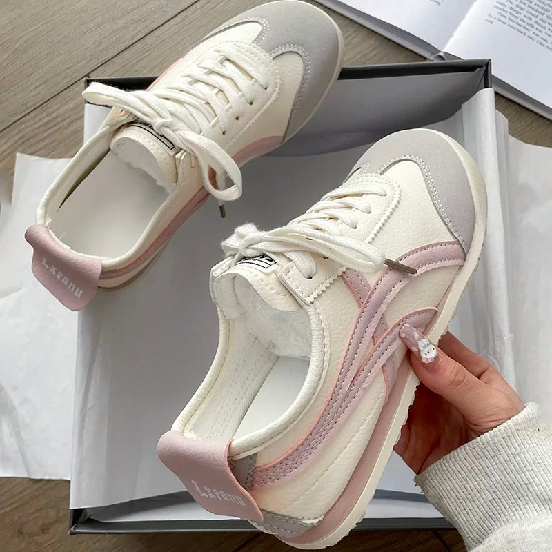Dexun women's shoes white shoes new popular flat versatile Forrest Gump shoes sports casual shoes