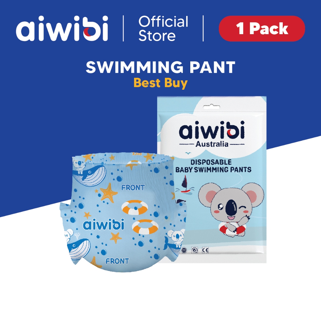 Aiwibi Baby Swimming Diapers Pants (1Pack)