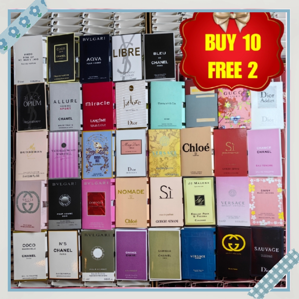 Mini Perfume 2ml/Perfume For Her/Perfume For Him/Perfume Tester/Mini Perfume/2ml MinI Perfume Spray/Perfume Branded/香水