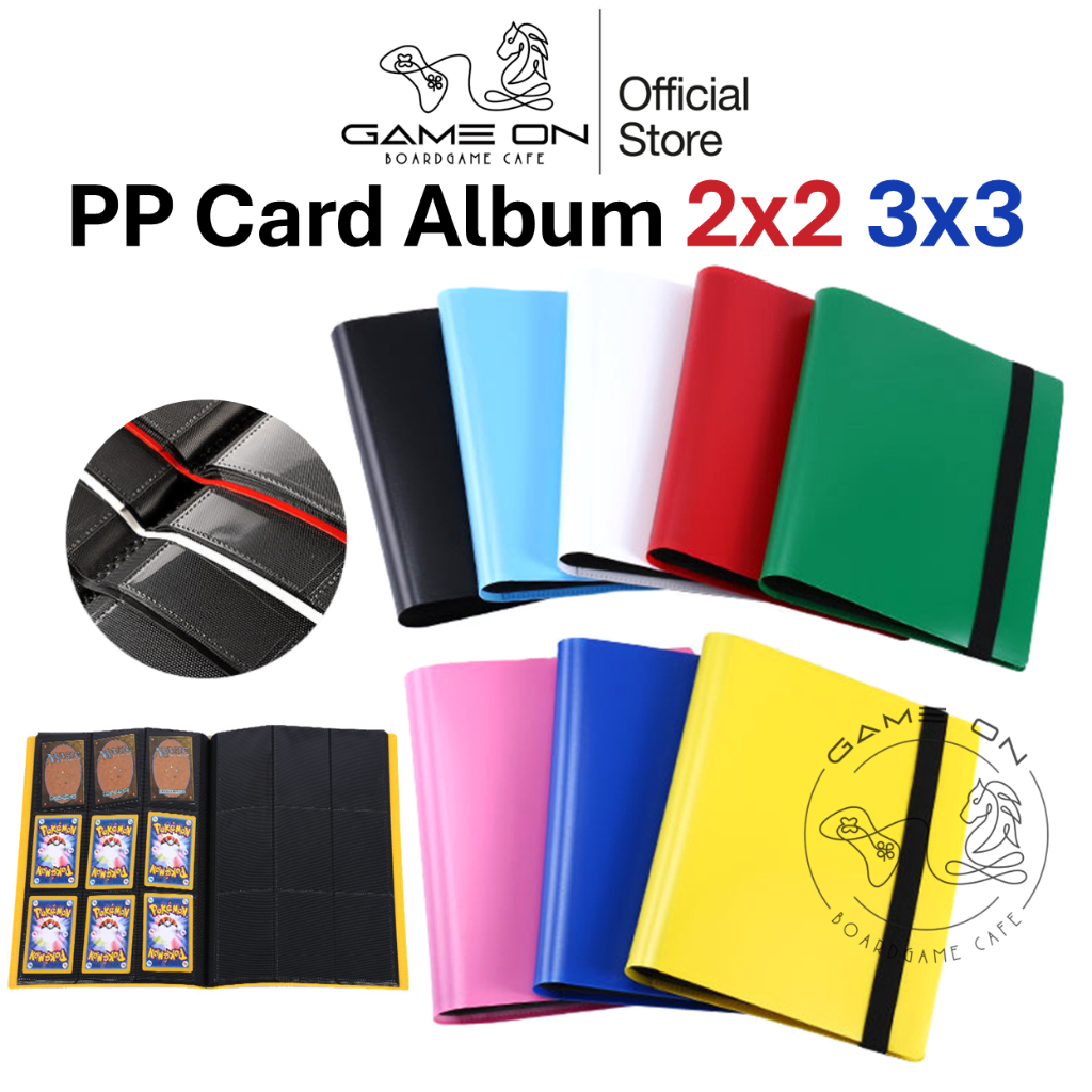 Card Album 2x2 3x3 (160/360 Card Slots) Ready Stock Binder Collection Book Kad Album Pokemon Monsta