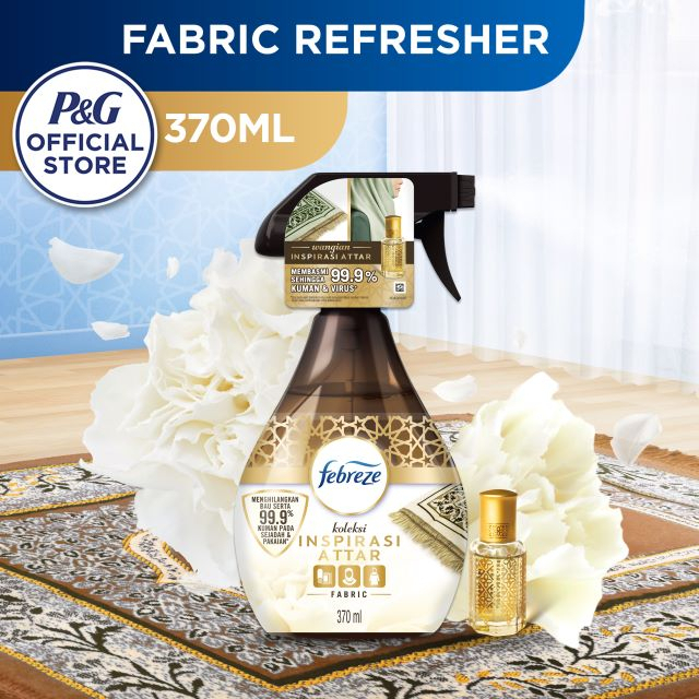 READY STOCK!!!FEBREZE 2 IN 1 FABRIC & SURFACE ANTIBACTERIAL REFRESHER SPRAY 370ML [ FEBREZE SPRAY ] 