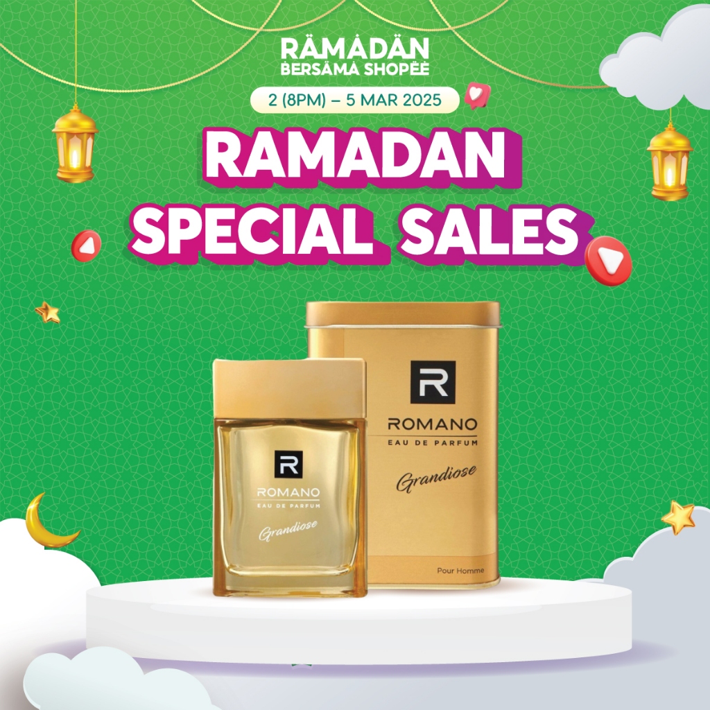 ROMANO EDP – Grandiose 100ml | Longer Lasting Modern Perfume| Minyak Wangi