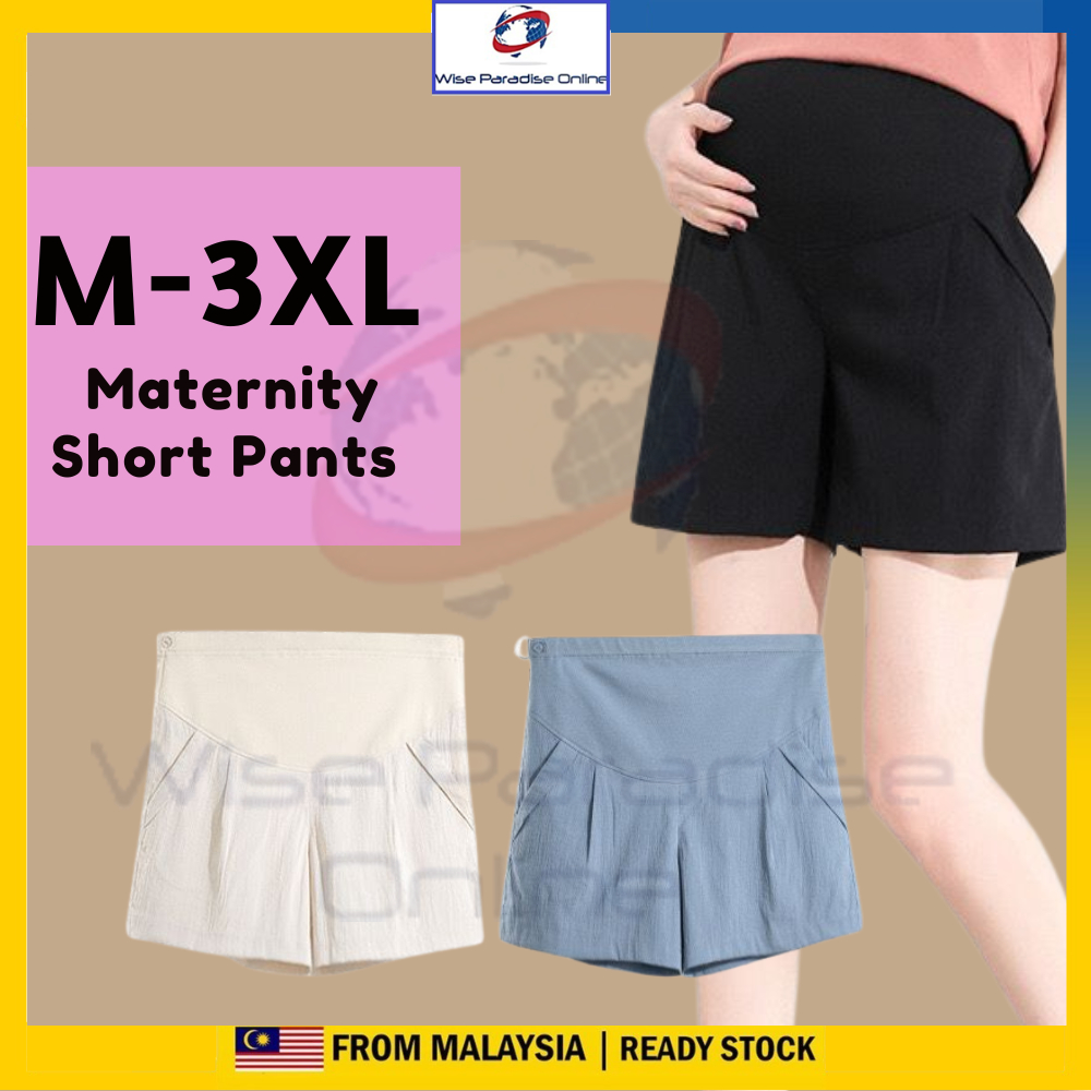 Maternity Short Pants Pregnancy Mother Wear Clothing Pants Seluar Mengandung