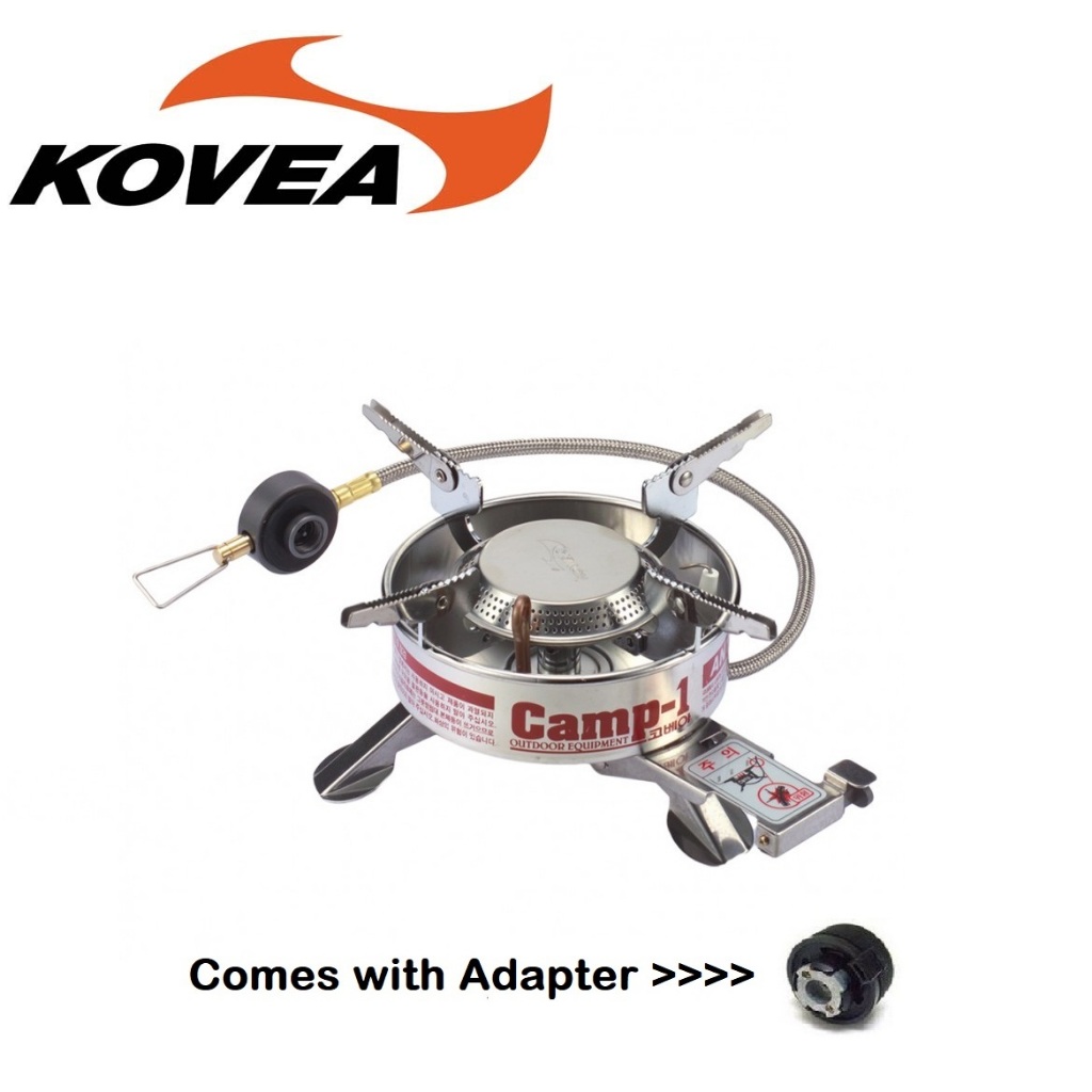 Kovea - TKB-N9703 - Portable Camping Mini Gas Stove (Expedition) with Adapter