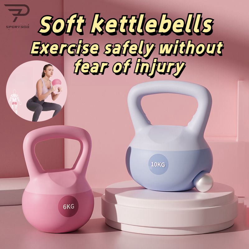 Premium Soft Kettlebell Weights, Strength Training Kettlebells for Women's Fitness Equipment Conditioning, Strength