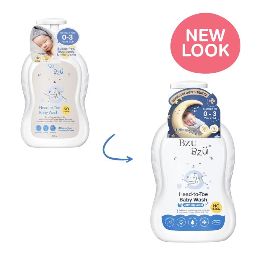 BZU BZU Head to Toe Baby Wash (600ml)