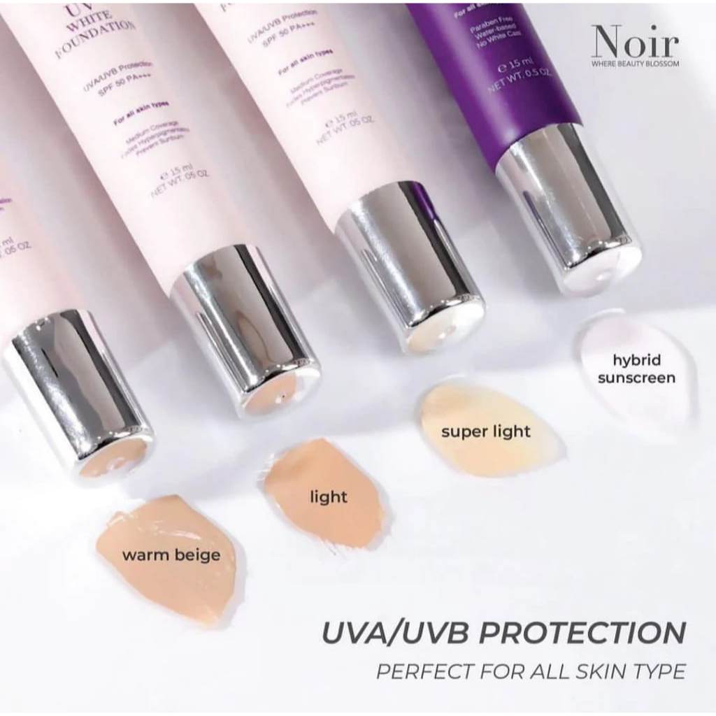NOIR UV WHITE FOUNDATION HYBRID SUNSCREEN SPF 50++ - ORIGINAL