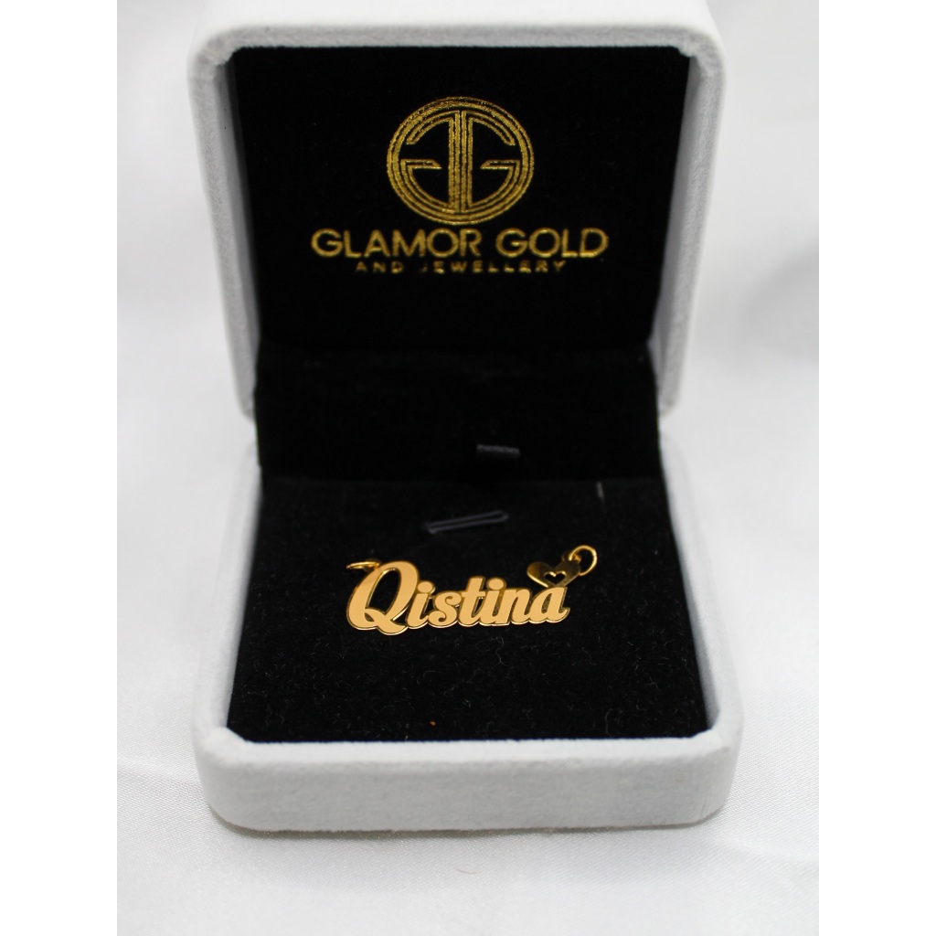 Glamor 916 Gold Custom Pendant Necklace Charm