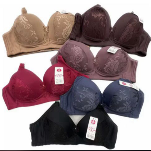 Baju Dalam Wanita Bra Cup Besar Penuh 42-52 Super PlusSize Cup #5679