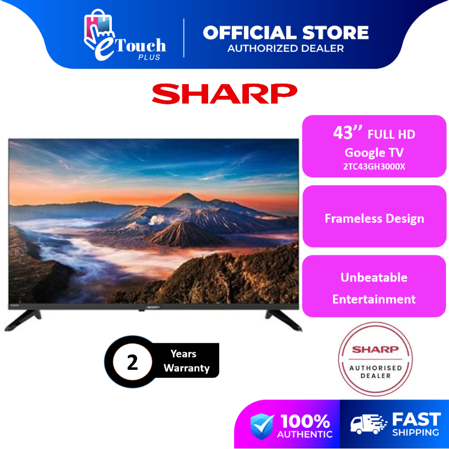 Sharp Android (43") Full HD LED Android TV Smart TV 2TC43GH3000X television televisyen