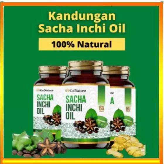Buy 1 Free 1 Go Nature Sacha Inchi Oil 60 softgel, Original.
