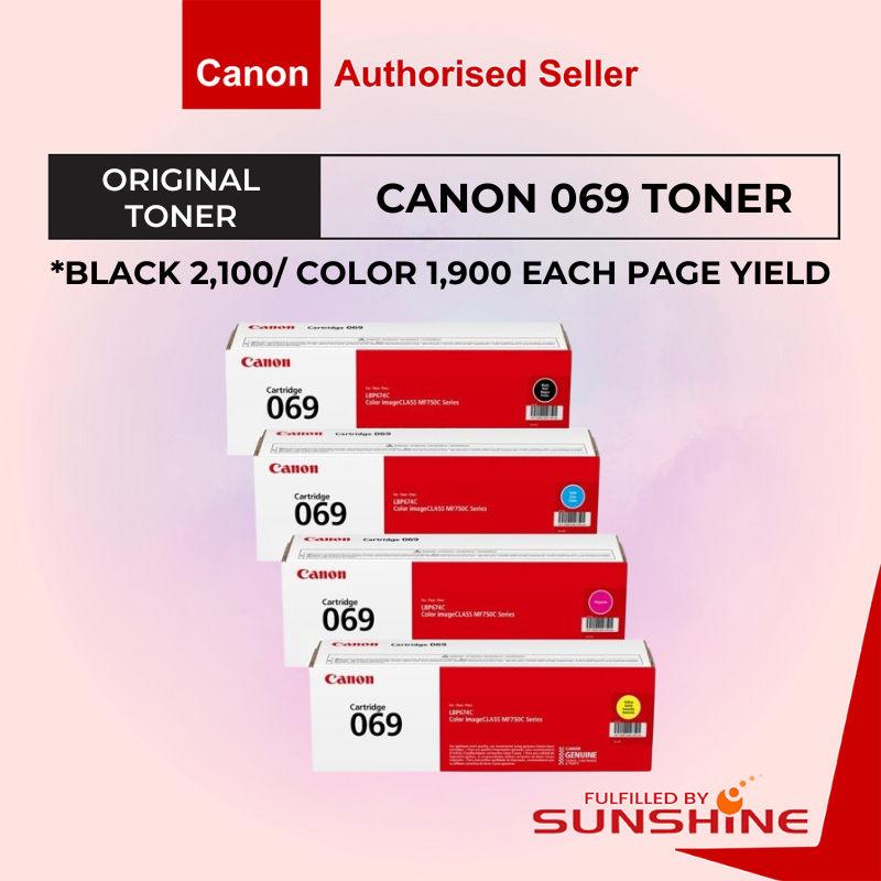 Genuine Canon 069 069H Toner LBP673CDW LBP674CX MF752CDW MF756CX