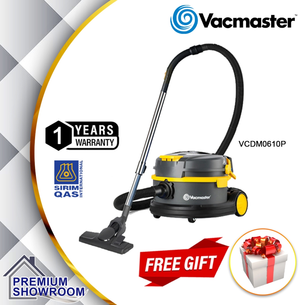 VACMASTER CDM0610P PROFESSIONAL 10L SUPER SILENT QUIET LOW NOISE HOTEL VACUUM CLEANER