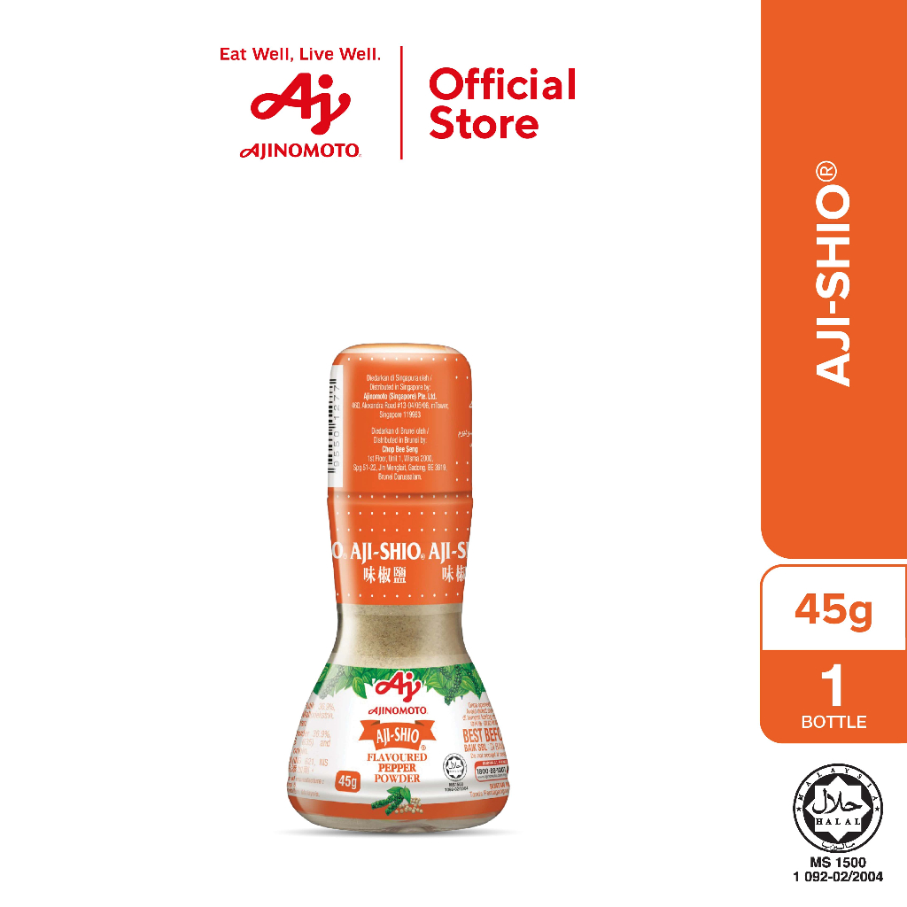 AJI-SHIO® White Pepper Bottle (45g)