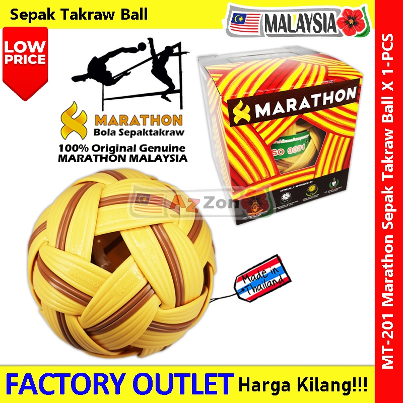 【MT-201】 Marathon Synthetic Sepak Takraw Mens Tournament Ball Marathon Bola Sepaktakraw #MT-201 #MARATHON