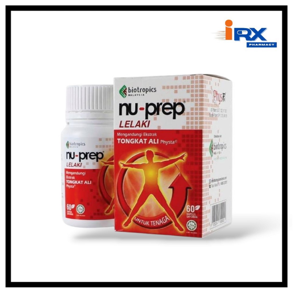 Nu-Prep 100 Tongkat Ali (2x60's) | With Tongkat Ali Extract